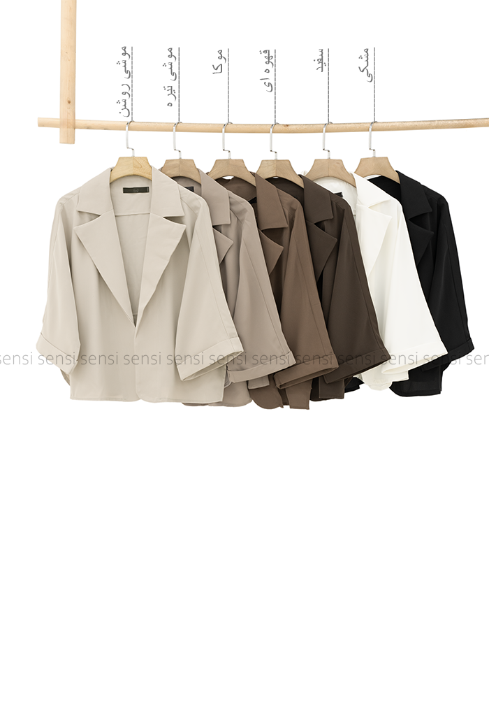 کت ژاکلین آستین کوتاه کد1005970